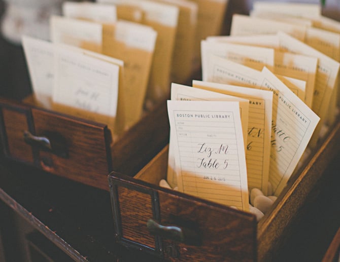 boston library wedding placecards1