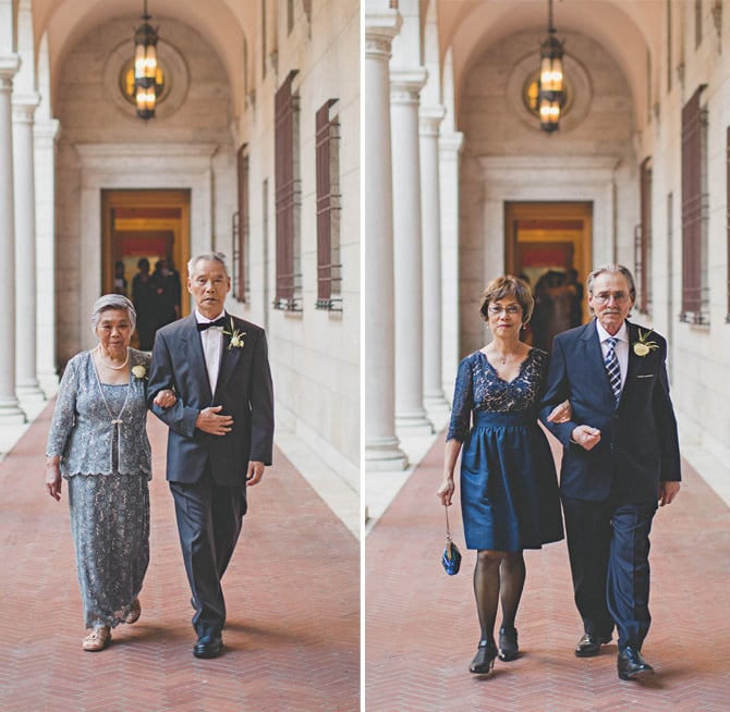 wedding processional grandparents