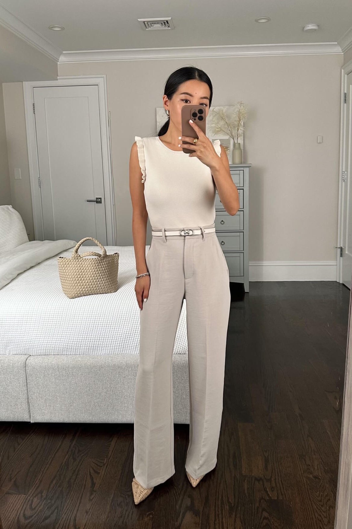 Abercrombie crepe wide leg pant petite review