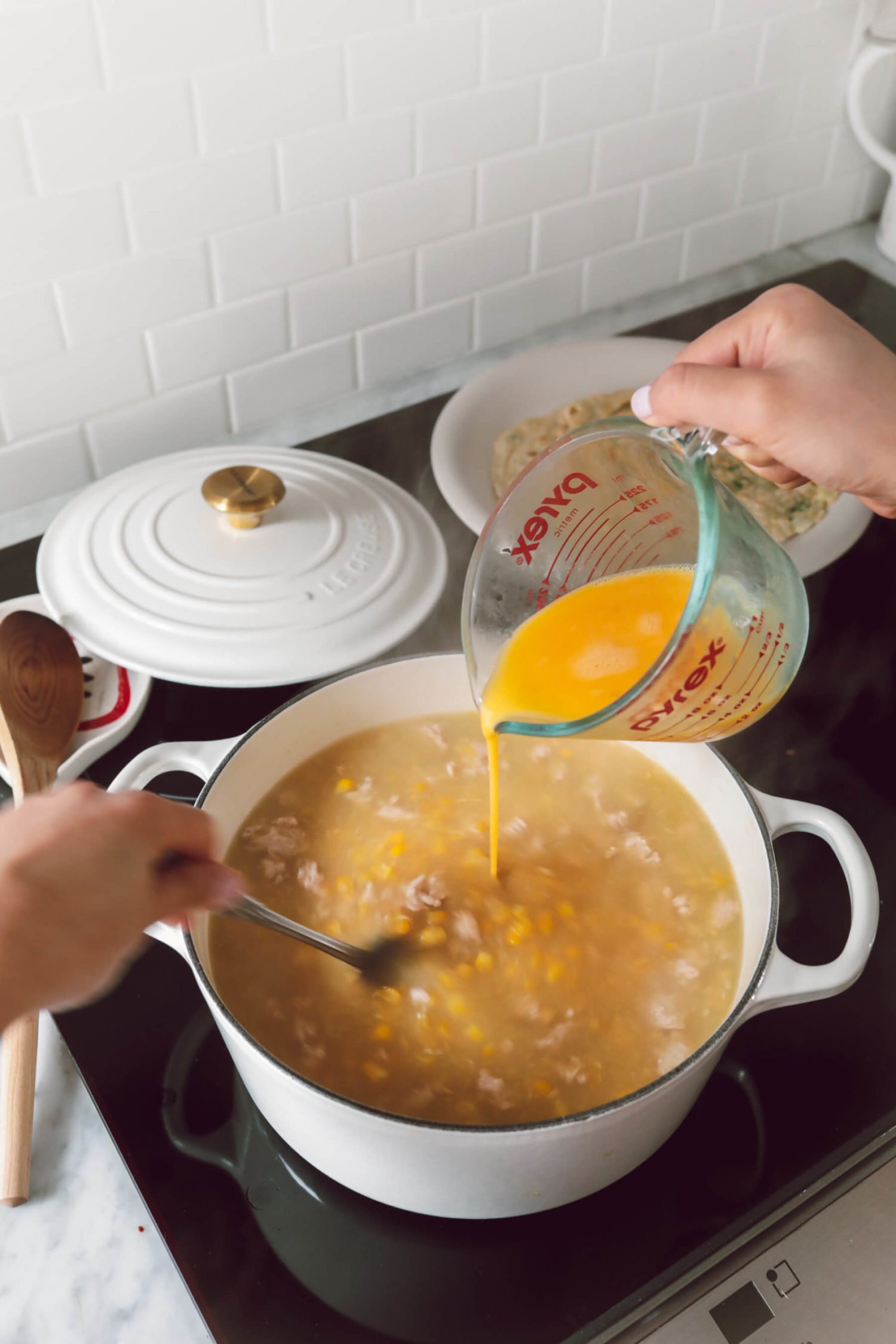 how to make Chinese chicken corn soup